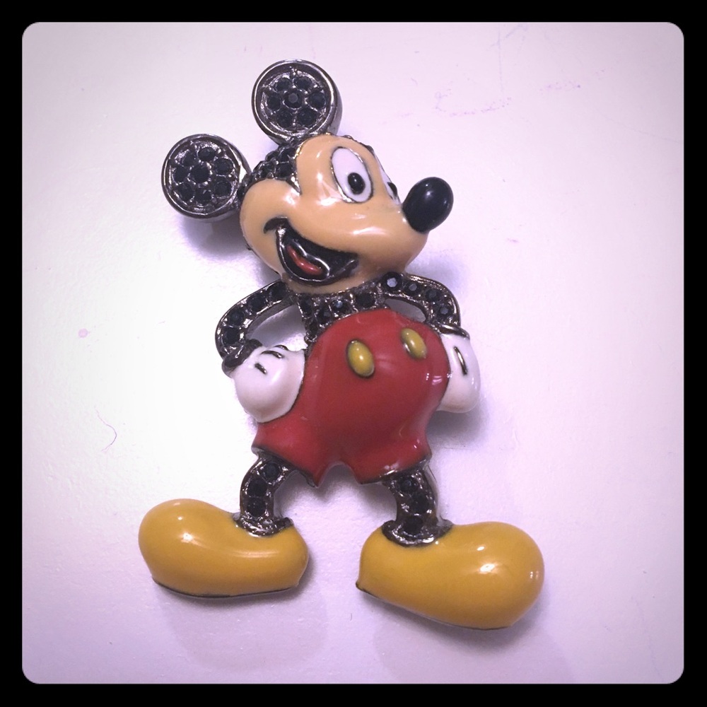 Swarovski “Mickey” Brooch